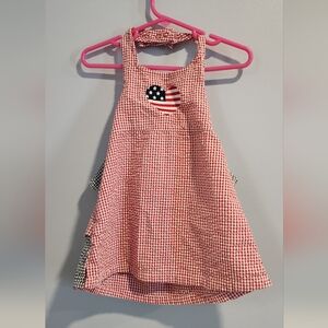 Duck Head Red Gingham Kids Bib